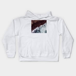 Rocky beaches Kids Hoodie